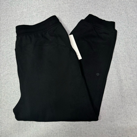 Lululemon Scuba Hogger Pants High Rise Relaxed Black Size 12 NWT - Picture 4 of 10